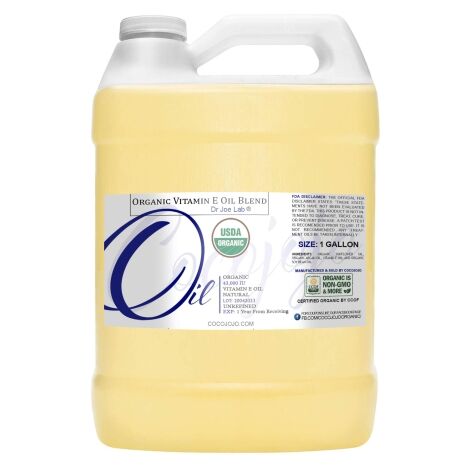 USDA Organic Vitamin E 43,000 IU 1 Gallon - Vitamin E Oil Organic