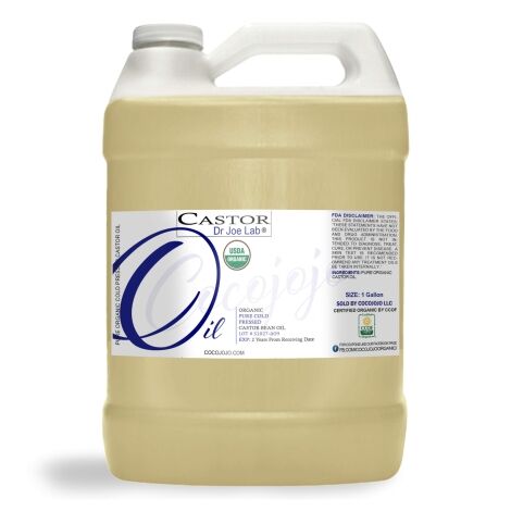 USDA Castor oil Cold Pressed 1 Gallon