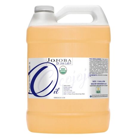 USDA Organic Unrefined Jojoba Oil 1 Gallon